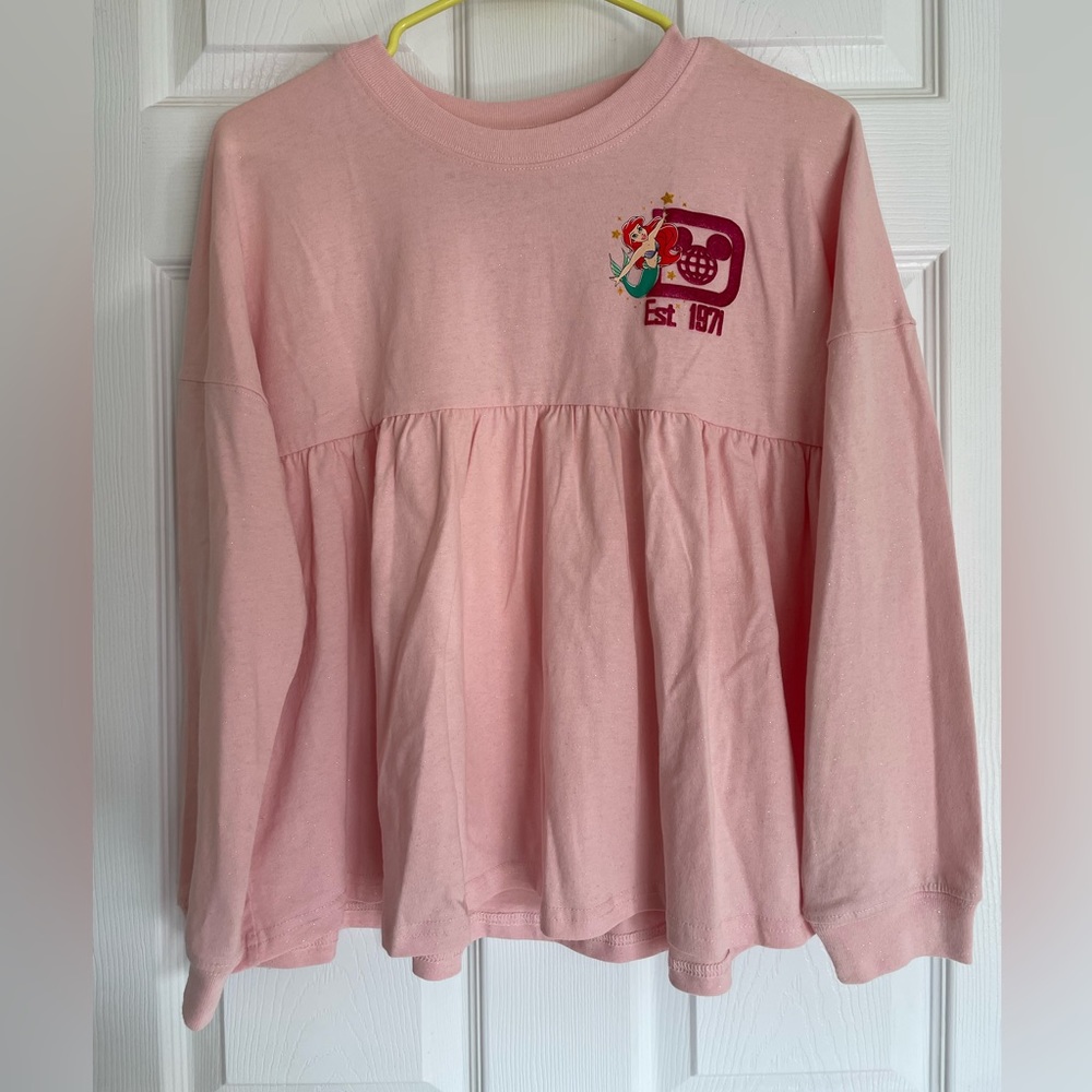 Disney Parks Pink Sparkle Princess Spirit Jersey Girls XL